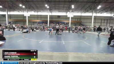 190 lbs Champ. Round 2 - Jack Conrad, Lake Hazel Middle School vs Marek Parson, Woodland Middle School