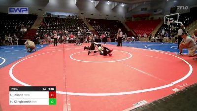 72 lbs Quarterfinal - Isaias Galindo, Prodigy Elite vs Heston Klinglesmith, Perry Wrestling Academy