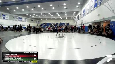 132 lbs Cons. Round 5 - Bryan Minsky, Yucca Valley Wrestling vs Matthew Truong, Friendly Hills Wrestling Club