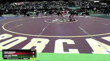 107 lbs Cons. Round 5 - Madi Barzee, West Jefferson vs Mya Bolander, Idaho Falls