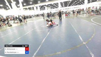 136 lbs Semifinal - Kenadee Schoonover, The Valley Vipers vs Shweta Porchezhiyan, 209 Wrestling