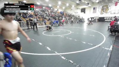 126 lbs Cons. Round 4 - Ian Encarnacion, Costa Mesa vs Jack Burmahln, Valencia/Placentia