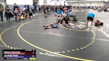 56 lbs Cons. Round 4 - Roman Crawford, Soldotna Whalers Wrestling Club vs Thunder Burks, Bethel Freestyle Wrestling Club