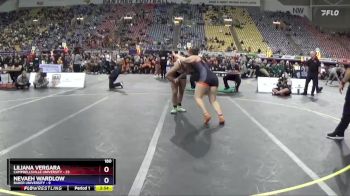 180 lbs Semis & 3rd Wb (16 Team) - Nevaeh Wardlow, Baker University vs Liliana Vergara, Campbellsville University