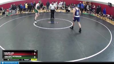 149-151 lbs Semifinal - Kaleb Lau, Spring Valley vs Vincent Peterson, Green Valley