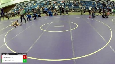 14U Boys - 110 lbs Cons. Round 5 - Corbyn Weiss, Crass Trained-The Weigh In Club vs Nolan Roberts, All-Phase Wrestling Club