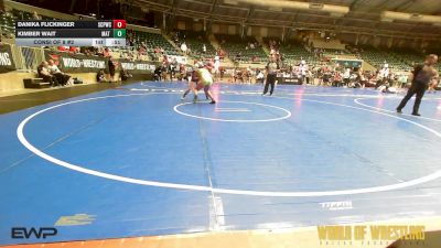 135 lbs Consi Of 8 #2 - Danika Flickinger, South Central Punisher Wrestling Club vs Kimber Wait, Mat Rats Rebooted