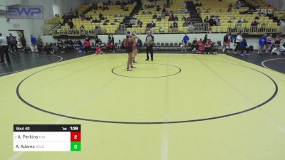 125 lbs Rr Rnd 1 - Aiyana Perkins, Tulsa Union Girls vs Addison Adams, McLoud