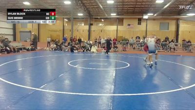 165 lbs Round 1 (6 Team) - Dylan Block, North Idaho College vs Gus Menne, Corban University