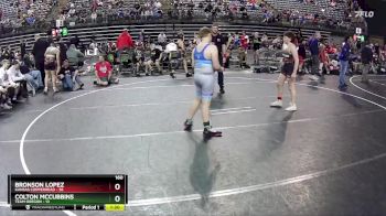 160 lbs Semis & 1st Wrestleback (8 Team) - Bronson Lopez, Kansas Copperhead vs Colton McCubbins, Team Oregon