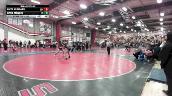 145 lbs Cons. Round 2 - Amya Hubbard, Liberty vs April Mendez, San Dimas