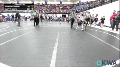 43-46 lbs 3rd Place - Sebastian Ramos, Huskey Wrestling Club vs Ryatt Phillips, Murray County Takedown Club