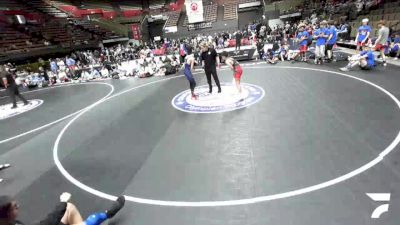 106 lbs Kingston Cruzat, SAWA - Sacramento Area Wrestling Association vs Rey Villarreal, LAWA - Los Angles Wrestling Association