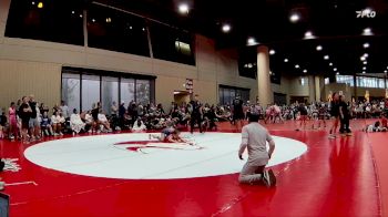 110 lbs Semis & 1st Wb (8 Team) - Randi Claire Melerine, BRAWL Pink vs Libby Lee, Alabama Elite Black