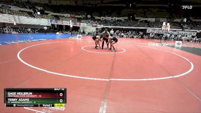 149 lbs Quarters & Wb (16 Team) - Terry Adams, St. Andrews University vs Gage Heilbrun, Frostburg State University