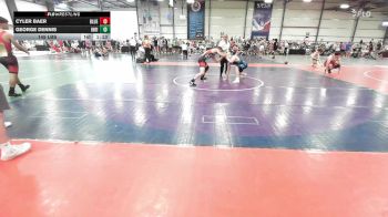 145 lbs Rr Rnd 1 - Cyler Baer, Blue Wave 2 vs George Dennis, Indiana Outlaws Black