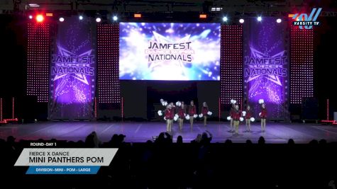Fierce X Dance - Mini Panthers Pom [2025 Mini - Pom - Large Day 1] 2025 JAMfest Dance Super Nationals