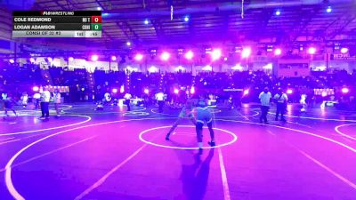 132 lbs Consi Of 32 #2 - Cole Redmond, No Team vs Logan Adamson, Conifer Lobos