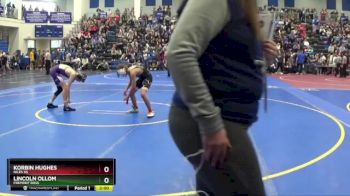 106 lbs Champ. Round 2 - Korbin Hughes, Niles HS vs Lincoln Ollom, FREMONT ROSS