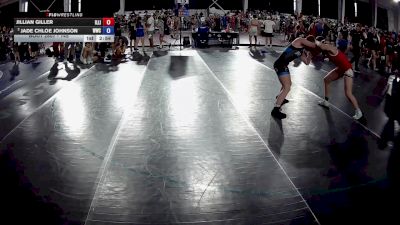 145 lbs 5th Place Match - Jillian Giller, Illinois vs Jade Chloe Johnson, Western Wrestling Club