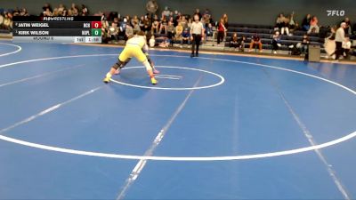 144 lbs Round 6 - Kirk Wilson, North Platte vs Jatin Weigel, Norton Community HS