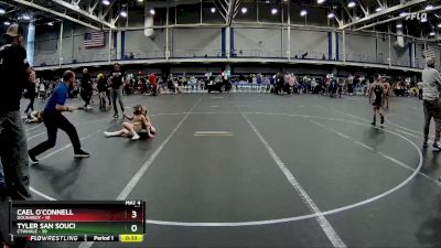 76 lbs Round 8 (10 Team) - Tyler San Souci, CTWHALE vs Cael O`Connell, Doughboy