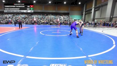 152 lbs Consi Of 16 #1 - Christopher Thompson, Ukiah vs Koen Barendregt, Kimberly Bulldogs