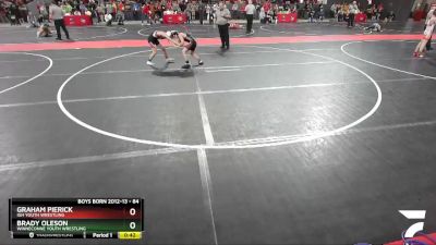 84 lbs Cons. Round 4 - Graham Pierick, IGH Youth Wrestling vs Brady Oleson, Winneconne Youth Wrestling