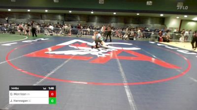 144 lbs Round Of 128 - Quinn Morrison, VA vs Jack Hannagan, SC