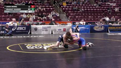 127 lbs First Round - Aiden Beimel, St. Marys vs Bradley Wagner, Mifflinburg