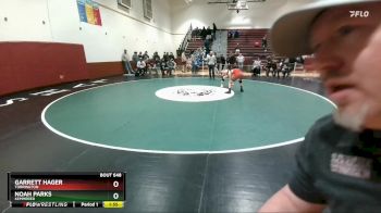 150 lbs Cons. Round 6 - Noah Parks, Kemmerer vs Garrett Hager, Torrington