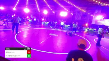 62 lbs Final - Jaxson Cole, Yucaipa Thunder WC vs Paxton Zionskowski, Unattached