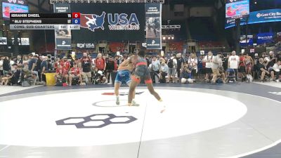 175 lbs Cons. Sub-quarters - Ibrahim Dheel, Virginia vs Blu Stephens, Utah