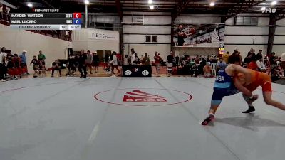 74 kg Champ. Round 2 - Hayden Watson, Charleston Regional Training Center vs Kael Lucero, Dubuque Wrestling Club