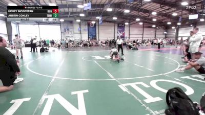 90 lbs Rr Rnd 2 - Henry McGovern, Iron Faith Wrestling vs Austin Conley, Team Barracuda MS