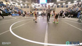 75 lbs Semifinal - Jace Turner, Woodward Youth Wrestling vs Jacobi Holmes, Cowboy Wrestling Club