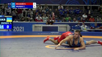 55 kg Repechage #2 - Nihad Guluzade, Aze vs Taras Krupskyi, Ukr