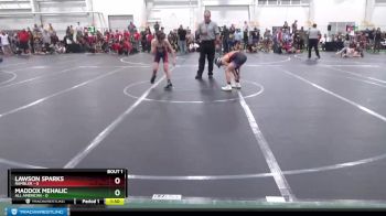 84 lbs Round 1 (8 Team) - Tanner Stuart, Rambler vs Titus Colangelo, All American