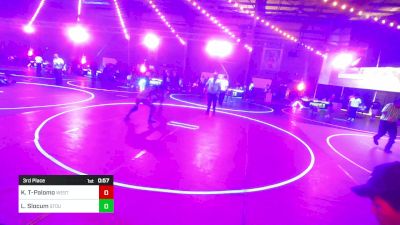 78 lbs 3rd Place - Kendric Trout-Palomo, Western Nebraska Elite vs Lucas Slocum, Stout Wrestling Academy