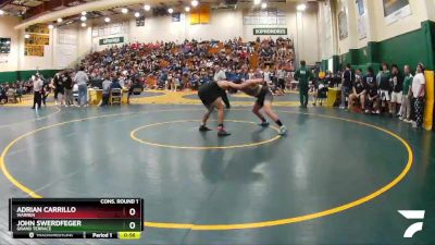 170 lbs Cons. Round 1 - Adrian Carrillo, Warren vs John Swerdfeger, Grand Terrace