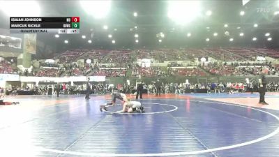74 lbs Quarterfinal - Isaiah Johnson, Montana Disciples vs Marcus Sickle, Laurel Matburners