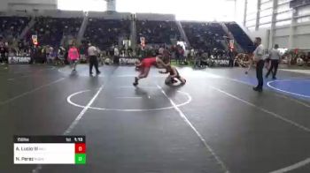 156 lbs Quarterfinal - Armando Lucio III, Valiant vs Nicholas Perez, Hughson WC