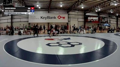61 kg Cons. Round 2 - Jakob Regan, Kohawk Wrestling Club vs Max Elton, WNY RTC