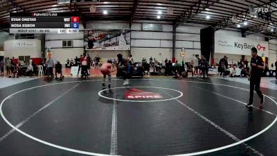 65 kg Cons. Round 2 - Evan Onstad, Whitewater vs Nosa Egbon, Dubuque Wrestling Club