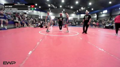 106-113 lbs Consolation - Jett Reid, Lakeside Hot Springs AR vs Hayley Riddell, Team Conquer