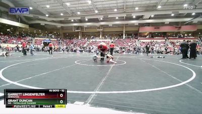 52 lbs Cons. Round 7 - Grant Duncan, WR - Topeka Blue Thunder vs Garrett Lingenfelter, Herington