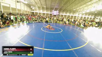 63 lbs Champ Round 1 (16 Team) - Adriel Flores, Warriors Of Christ vs Jace Pena, Idaho 1