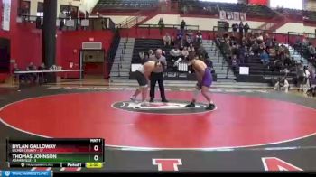 220 lbs Semis & 1st Wb (8 Team) - Dylan Galloway, Gilmer County vs Thomas Johnson, Adairsville