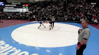 3A 120 lbs Quarterfinal - Teagin Poulsen, North Sanpete vs Gage Lefler, Carbon