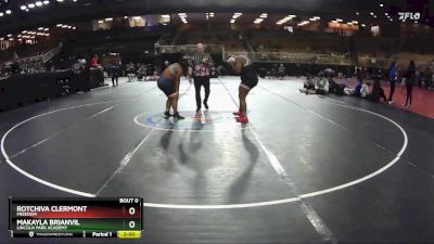 235 lbs Semifinal - Makayla Brianvil, Lincoln Park Academy vs Rotchiva Clermont, Freedom